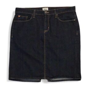 Hudson Jeans Blue Denim Dark Wash  Pencil Mini Skirt sz 29 Western